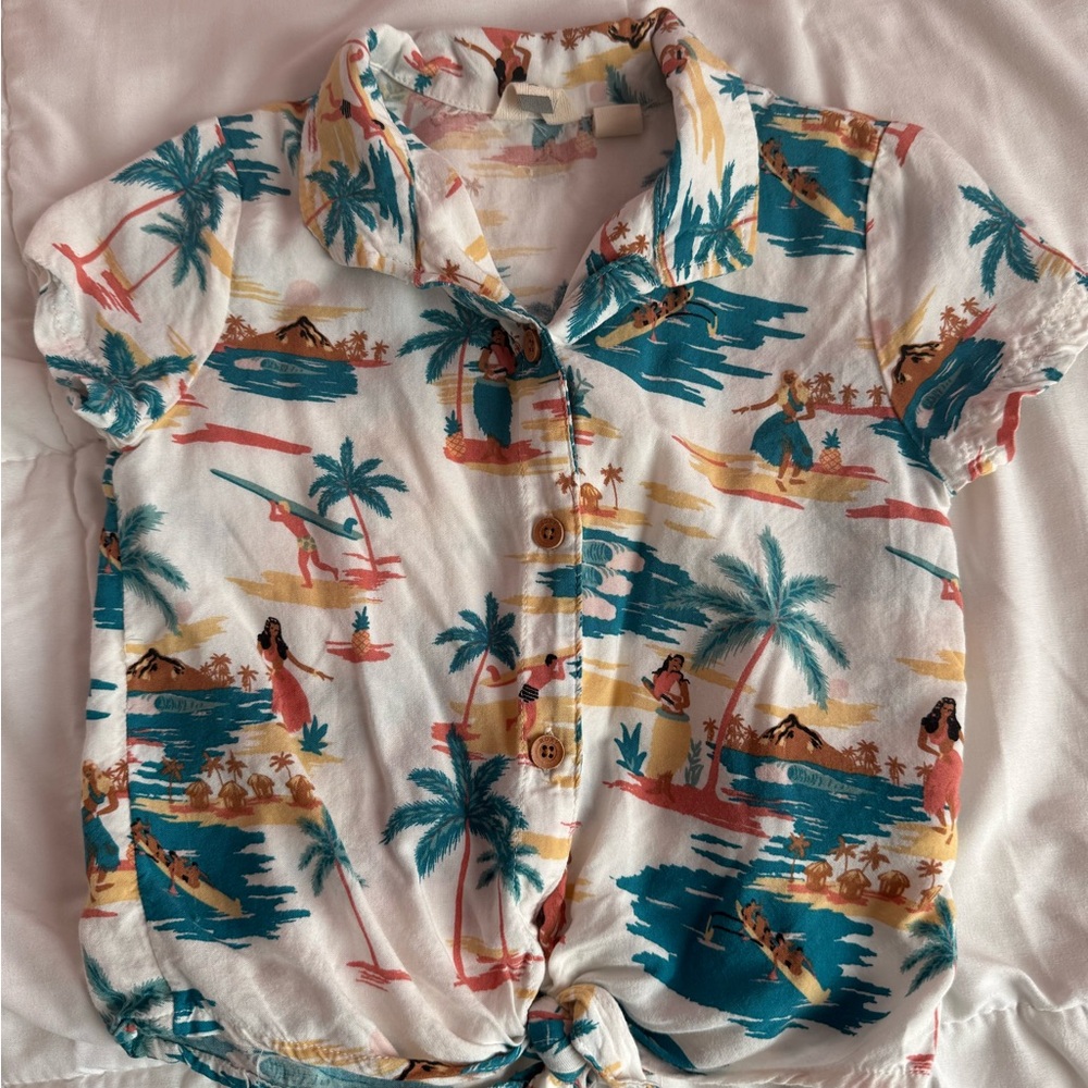 ROXY Hawaiian hula shirt